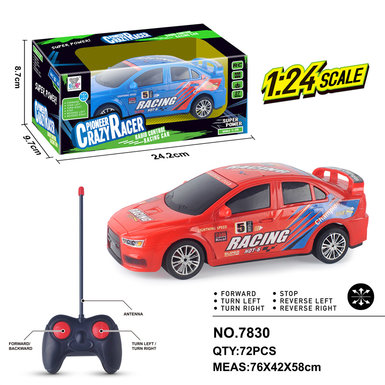 1:24 four-way remote control car toy (Mitsubishi EVO)