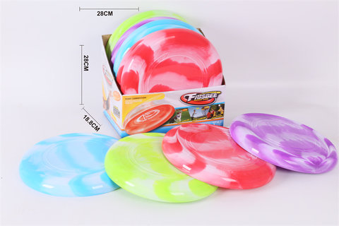 Medium size two tone frisbee beach toy
