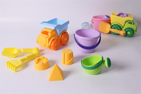 Beach soft rubber car combination beach toy
