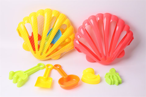 Shell 6-piece beach toy set