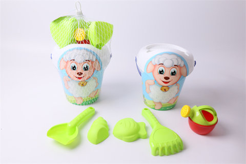 Beach Sheep Bucket 7-piece Beach Toy Set