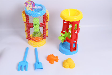 Beach round hourglass beach toy