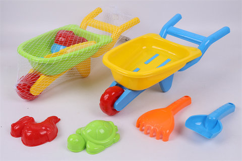 Small trolley beach toy