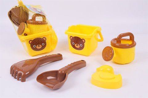 Beach Bear Small Bucket Beach Toy