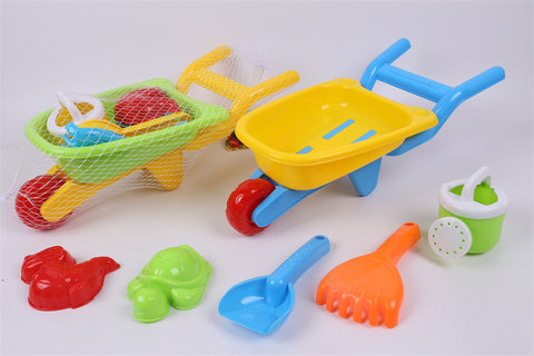 Small trolley beach toy