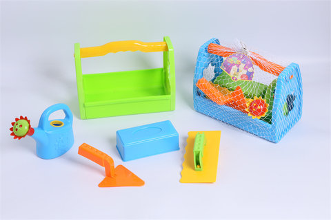 Flower basket combination beach toy