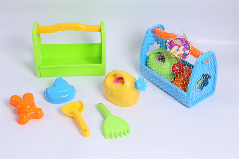 Flower basket combination beach toy