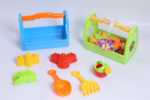 Flower basket combination beach toy