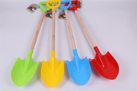 Beach wooden stick big pointed shovel beach toy