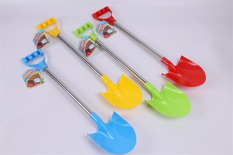 Beach stainless steel tube small pointed shovel beach toy