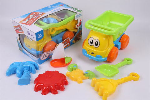 Beach expression car beach toy