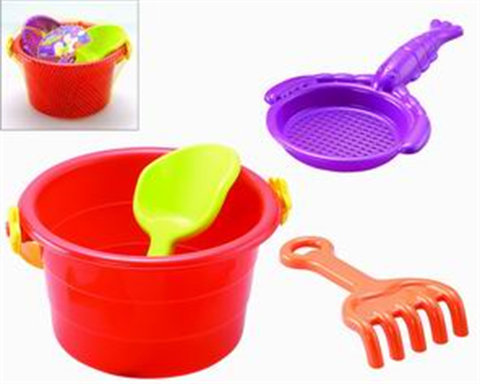 Beach bucket beach toys