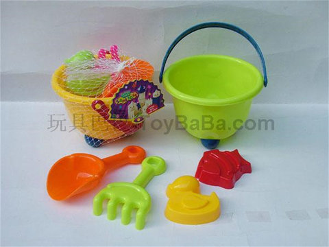 Beach bucket beach toys