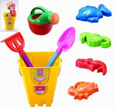 Beach bucket beach toys