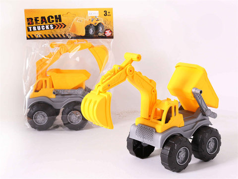 Small sized construction vehicle, beach construction vehicle, toy