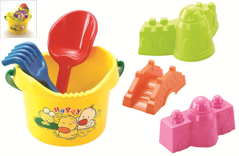 Beach bucket beach toys
