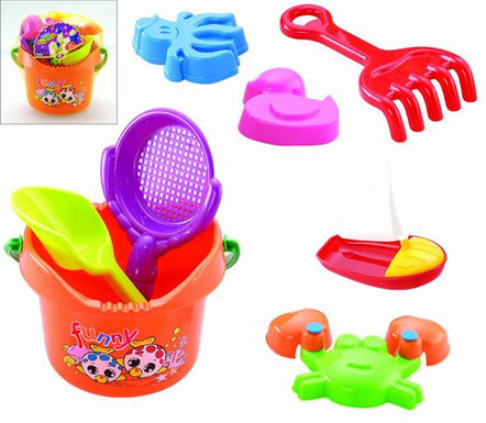 Beach bucket beach toys