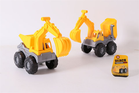 Small sized construction vehicle, beach construction vehicle, toy