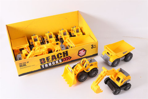 Small sized construction vehicle, beach construction vehicle, toy