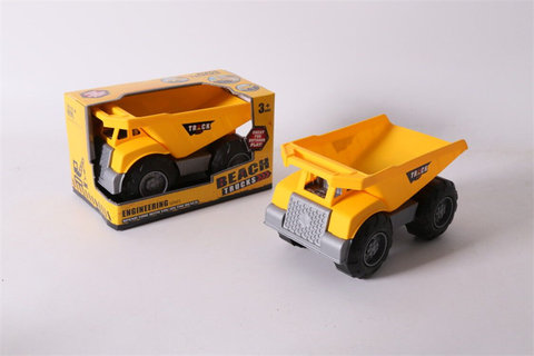 Small sized construction vehicle, beach construction vehicle, toy