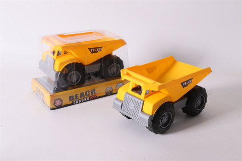 Small sized construction vehicle, beach construction vehicle, toy