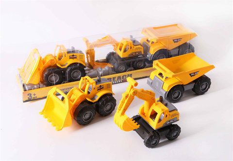 Small sized construction vehicle, beach construction vehicle, toy