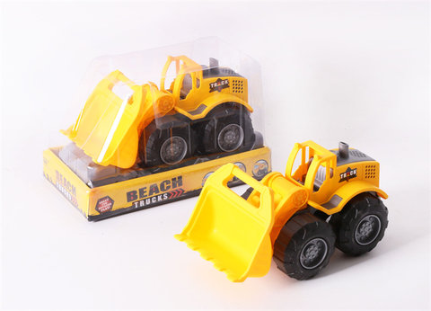 Small sized construction vehicle, beach construction vehicle, toy