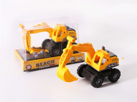 Small sized construction vehicle, beach construction vehicle, toy
