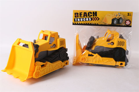 Small sized construction vehicle, beach construction vehicle, toy