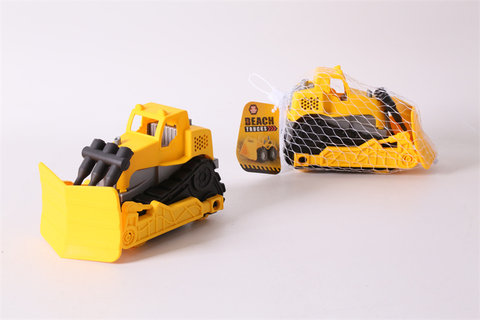 Small sized construction vehicle, beach construction vehicle, toy