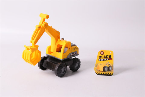 Small sized construction vehicle, beach construction vehicle, toy