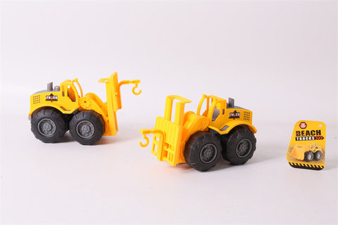 Small sized construction vehicle, beach construction vehicle, toy