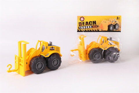 Small sized construction vehicle, beach construction vehicle, toy