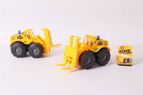 Small sized construction vehicle, beach construction vehicle, toy