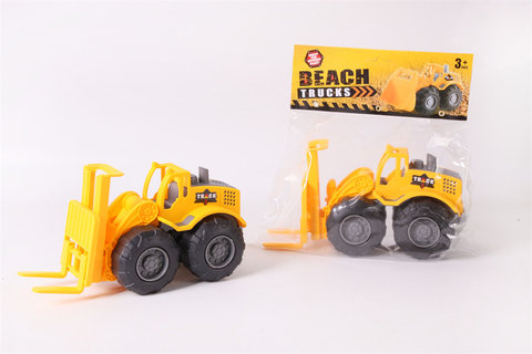 Small sized construction vehicle, beach construction vehicle, toy