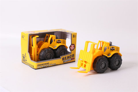 Small sized construction vehicle, beach construction vehicle, toy