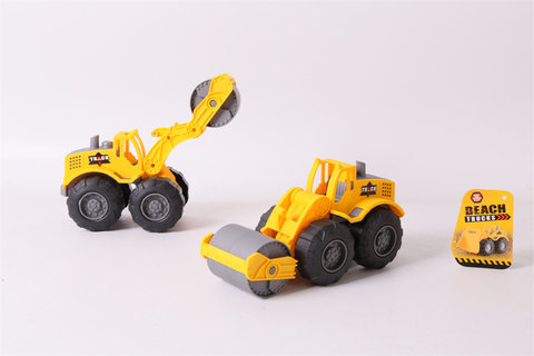 Small sized construction vehicle, beach construction vehicle, toy