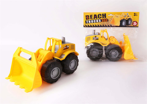 Medium sized construction vehicle, beach construction vehicle, toy