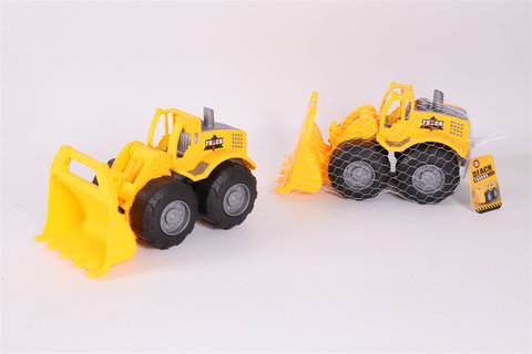 Medium sized construction vehicle, beach construction vehicle, toy