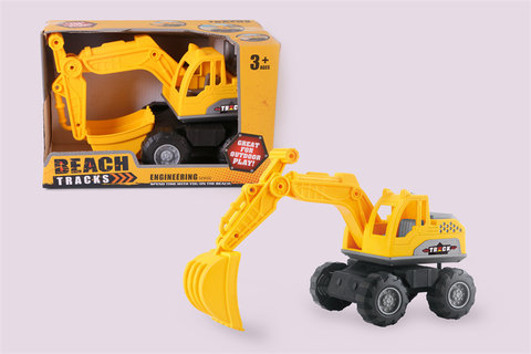 Medium sized construction vehicle, beach construction vehicle, toy