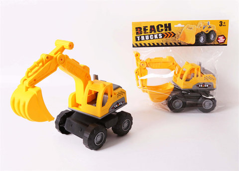 Medium sized construction vehicle, beach construction vehicle, toy