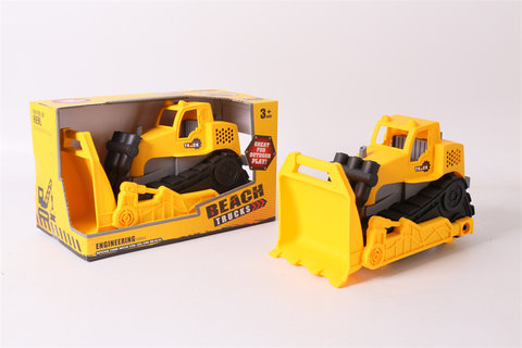 Medium sized construction vehicle, beach construction vehicle, toy