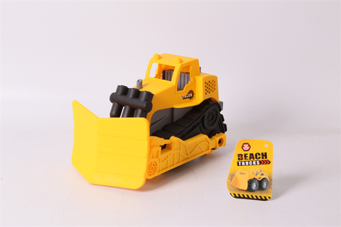 Medium sized construction vehicle, beach construction vehicle, toy