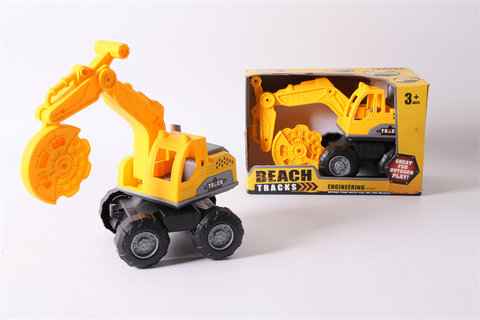 Medium sized construction vehicle, beach construction vehicle, toy