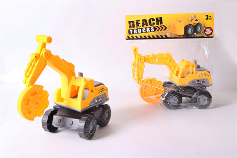Medium sized construction vehicle, beach construction vehicle, toy