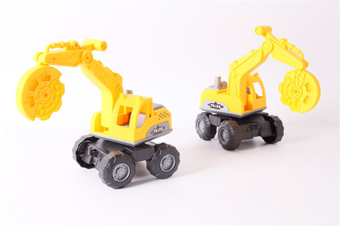 Medium sized construction vehicle, beach construction vehicle, toy