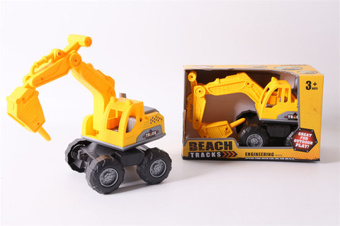 Medium sized construction vehicle, beach construction vehicle, toy