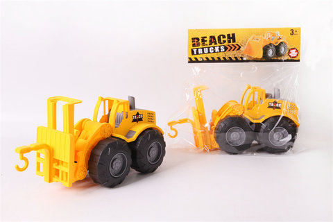 Medium sized construction vehicle, beach construction vehicle, toy