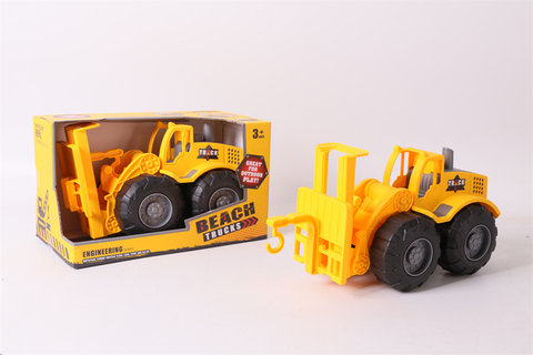 Medium sized construction vehicle, beach construction vehicle, toy