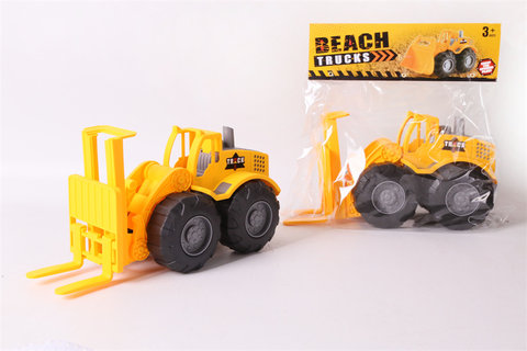 Medium sized construction vehicle, beach construction vehicle, toy